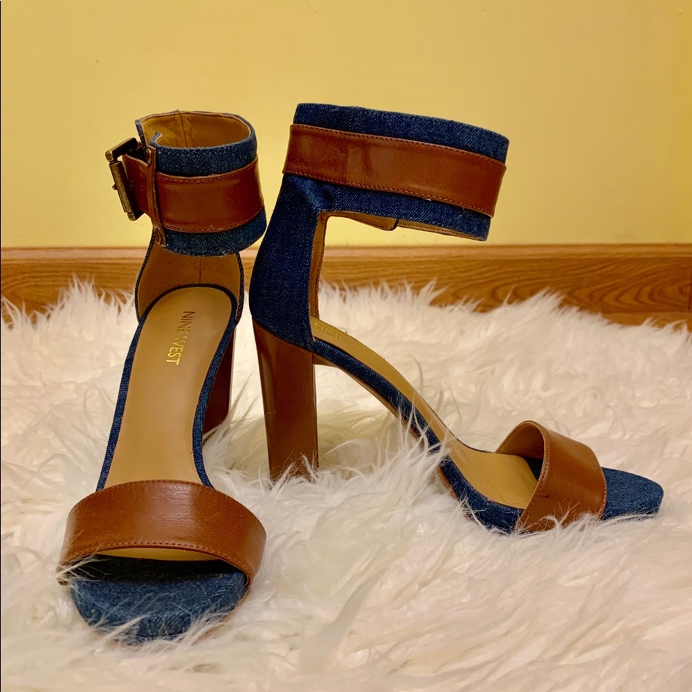 Nine West Denim Heels (NWOB)